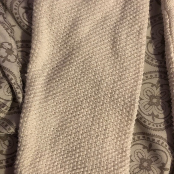 Lace Up Cream Sweater - Picture 4 of 5